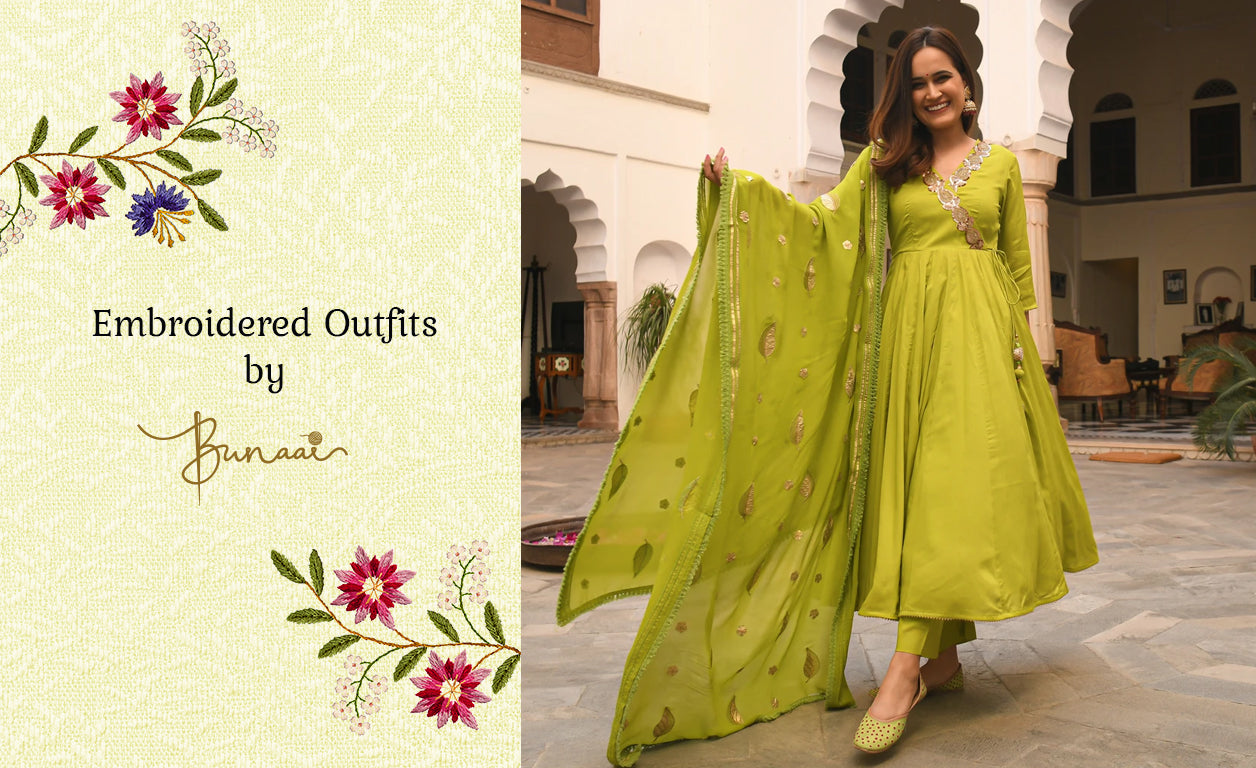 Embroidered Outfits by Bunaai