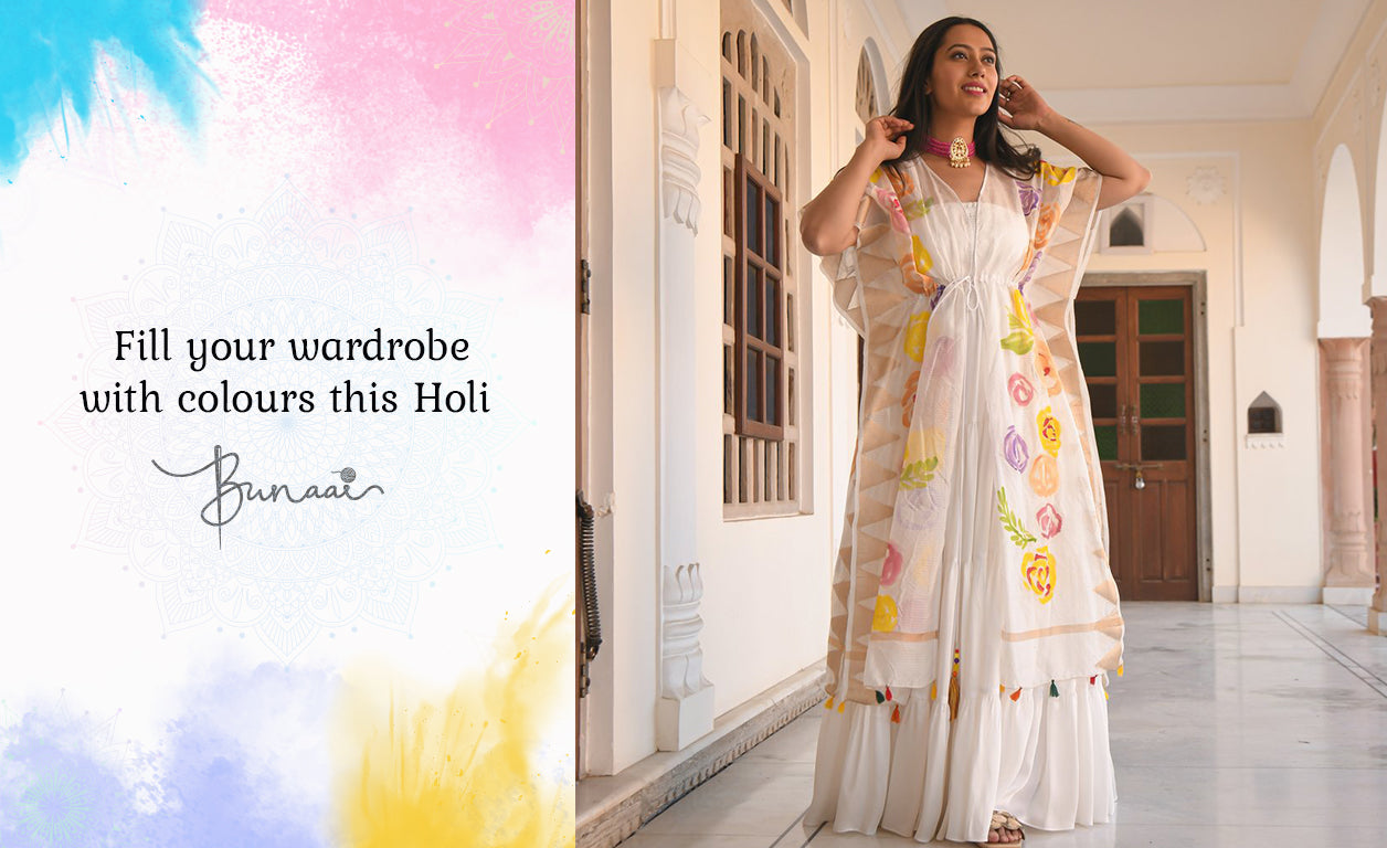 Fill your wardrobe with colours this Holi | Bunaai