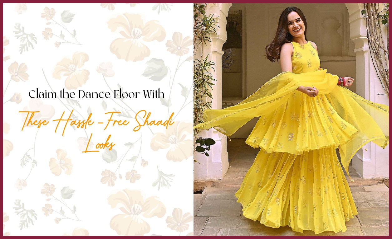 Claim the Dance Floor With These Hassle-Free Shaadi Looks