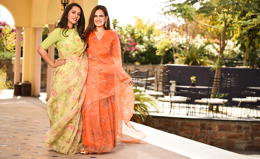 Daughter's fashion is mother's reflection.