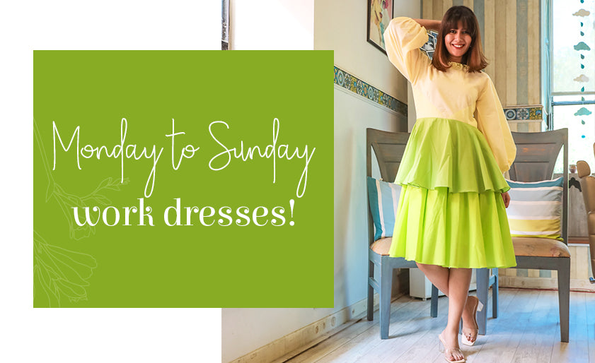 Your Monday to Sunday work dresses!