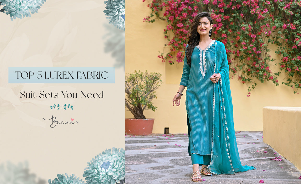 Top 5 Lurex Fabric Suit Sets You Need