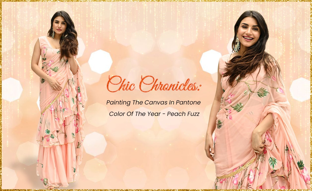 Chic Chronicles: Painting The Canvas In Pantone Color Of The Year - Peach Fuzz