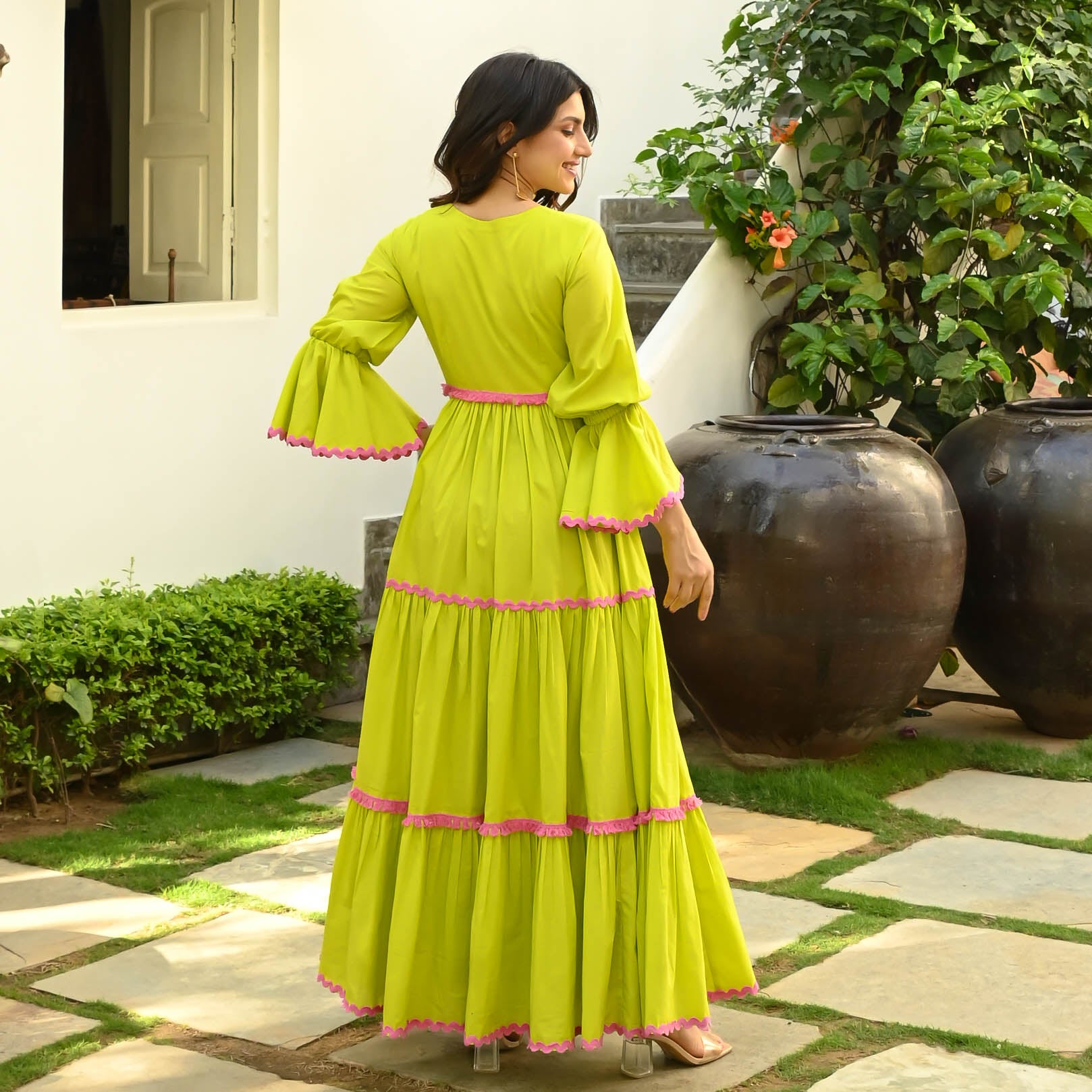 Lime Green Dress for Women Online