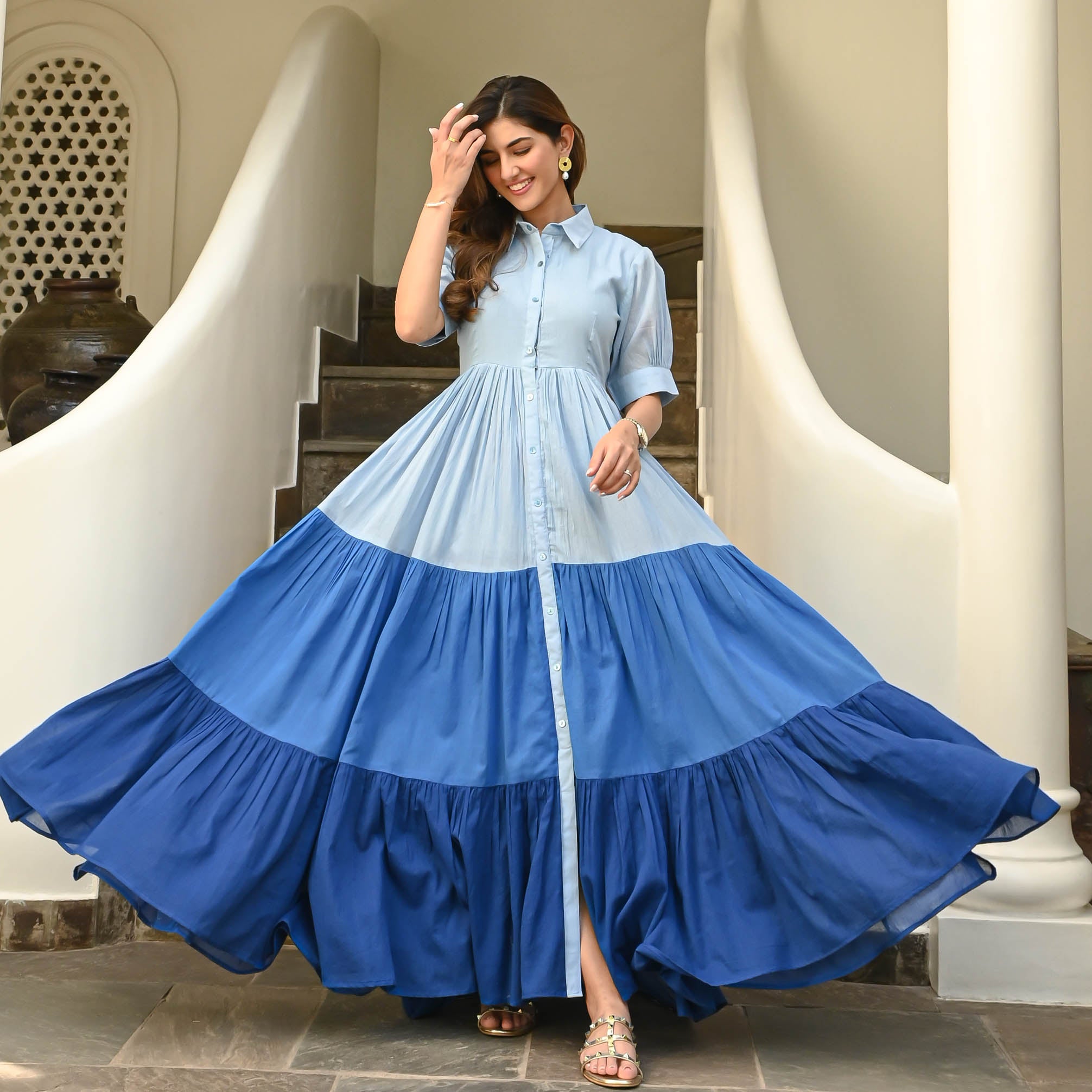 Designer Cotton Dresses for Women - Pure Narayanpet Cotton Maxi –  ekantastudio