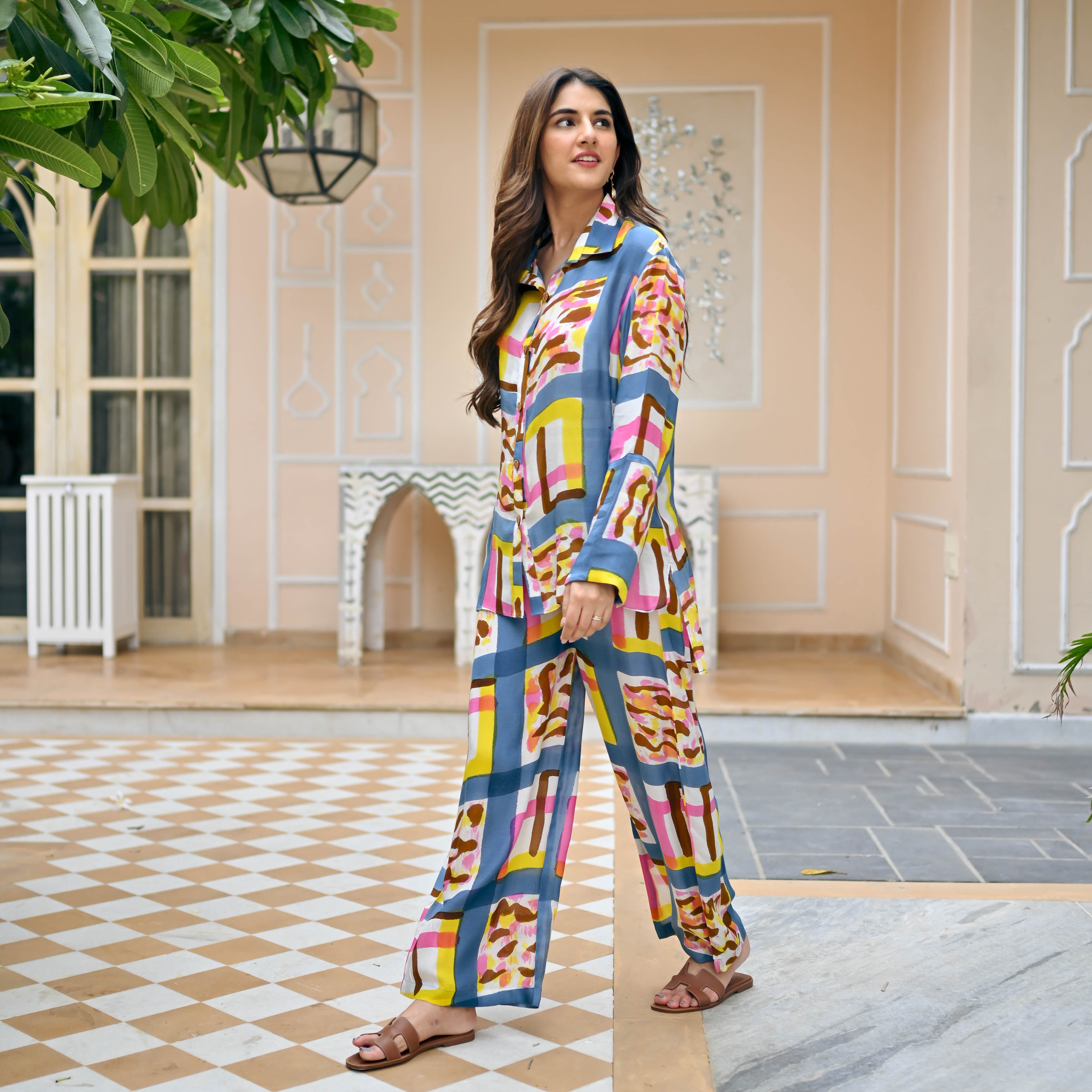 Eleanor Echelon Designer Cotton Co-ord Set For Women Online