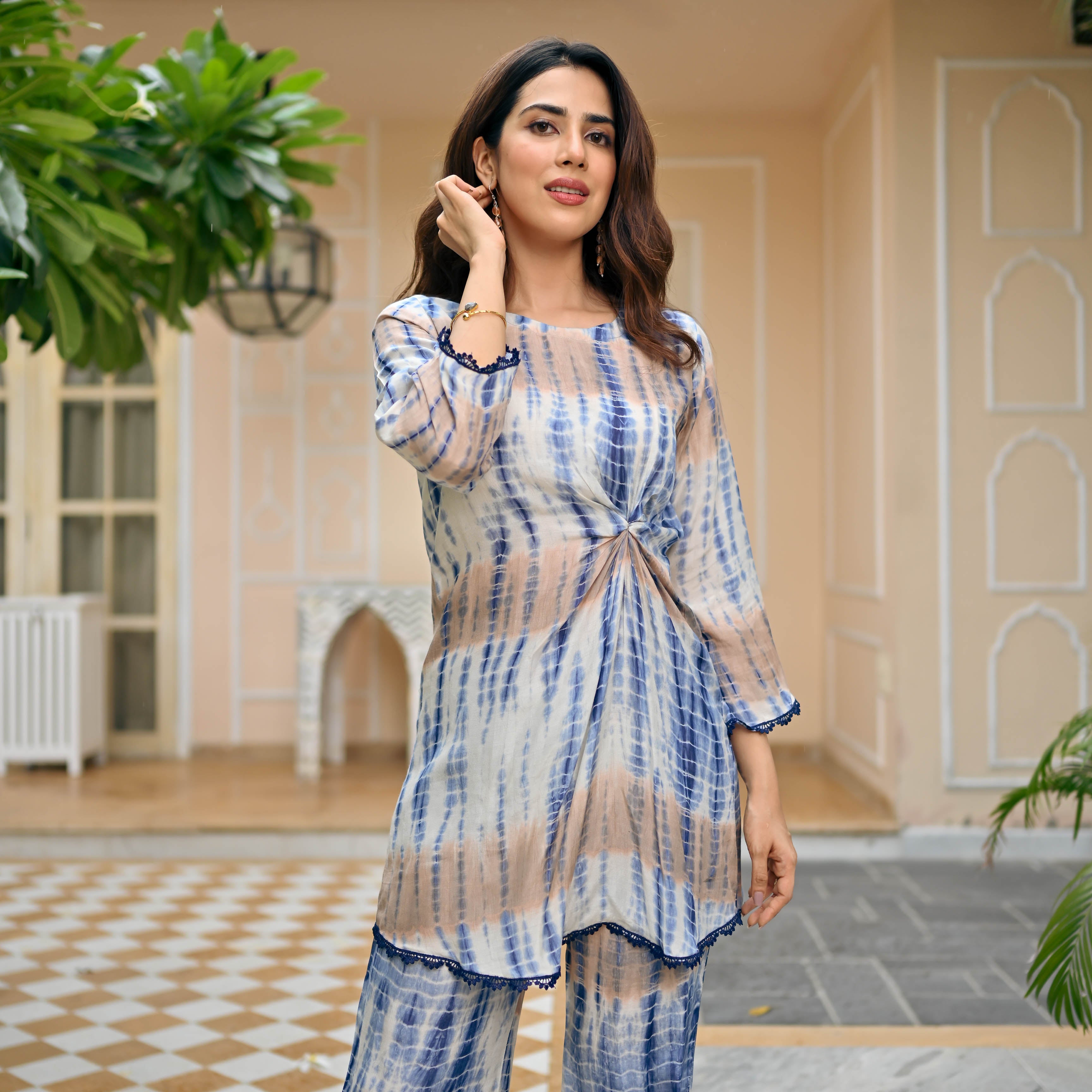 Layla Loveliness Designer Cotton Co-ord Set For Women Online