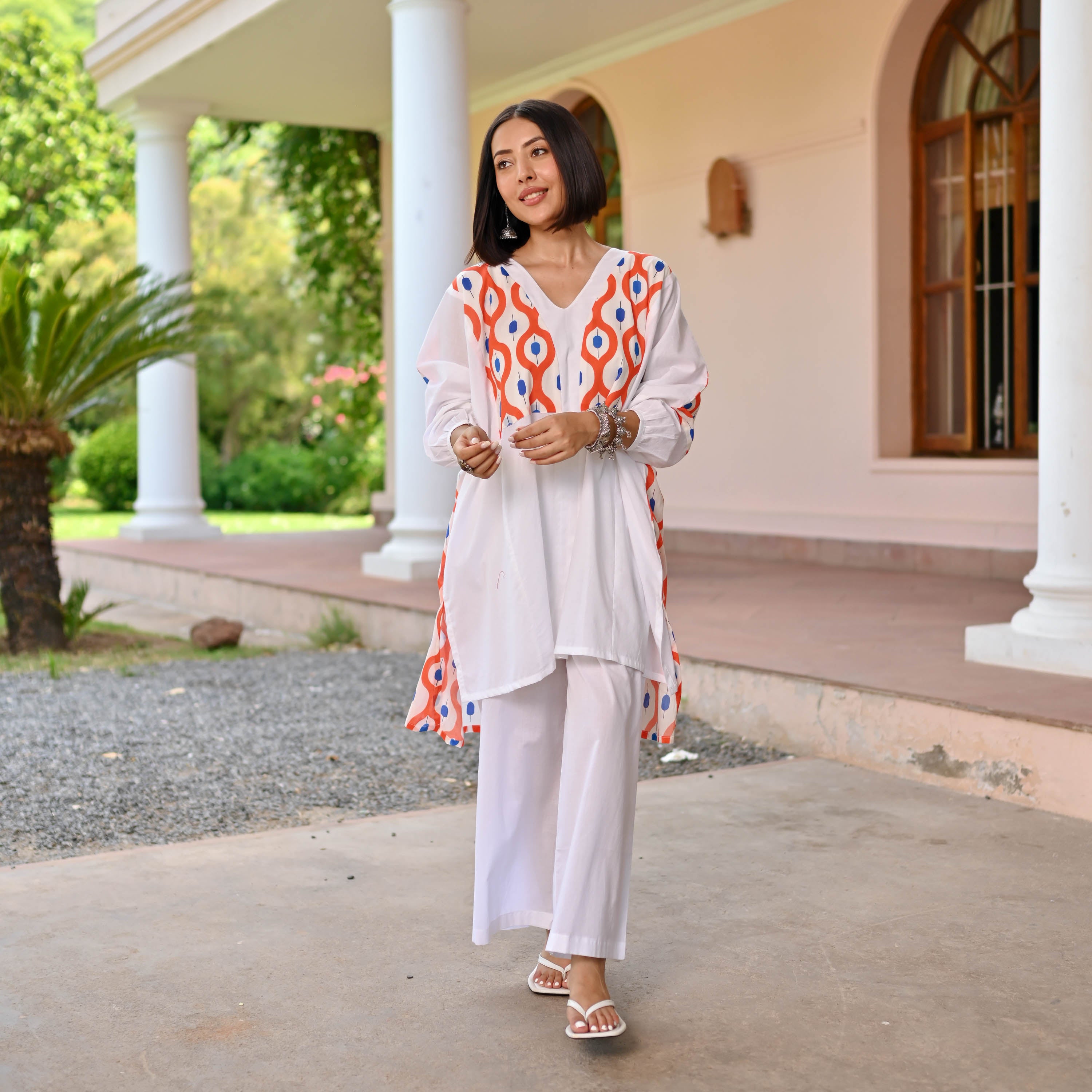 Weave of Wonder Designer Cotton Kurta Set For Women Online