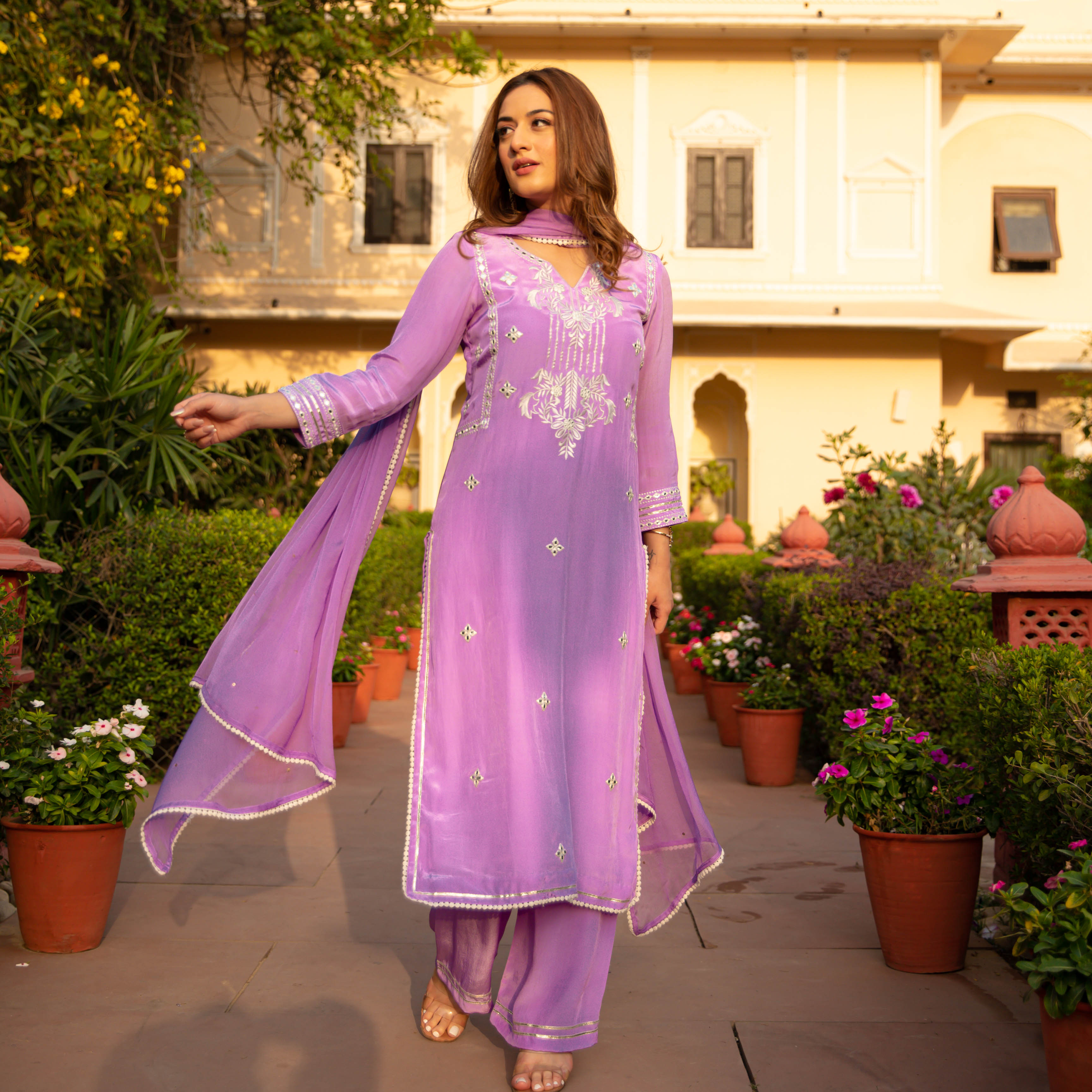Amazon.com: Kurta Set for Women with Dupatta Indian Wedding Dresses Party  Wear Kurtis Palazzo Pant Set with Dupatta for Women's Tunic Top : Clothing,  Shoes & Jewelry