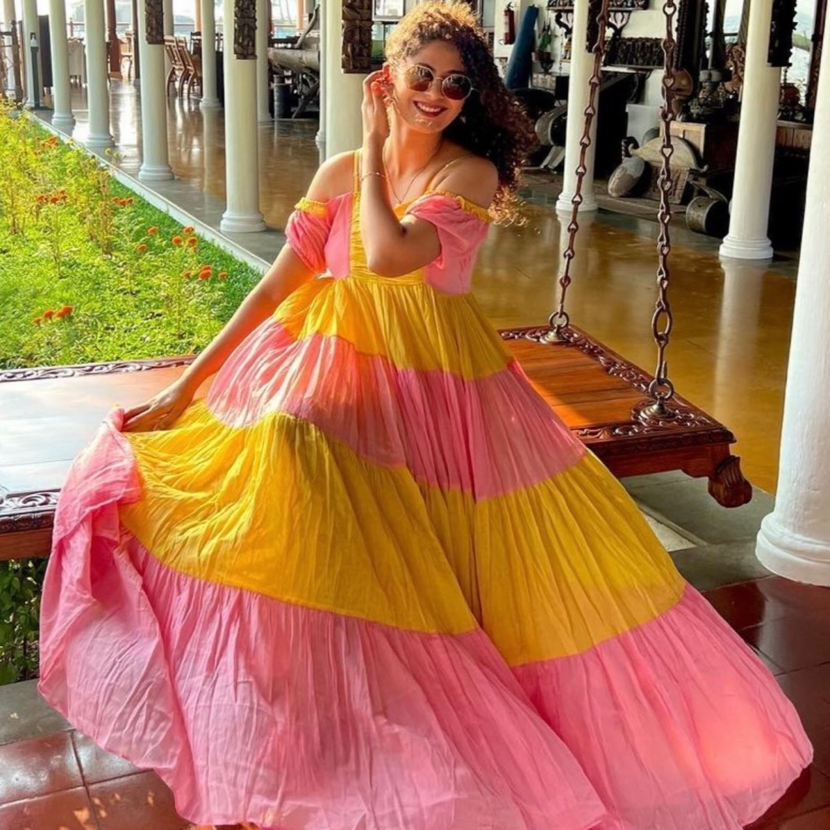 And yellow dress hot sale