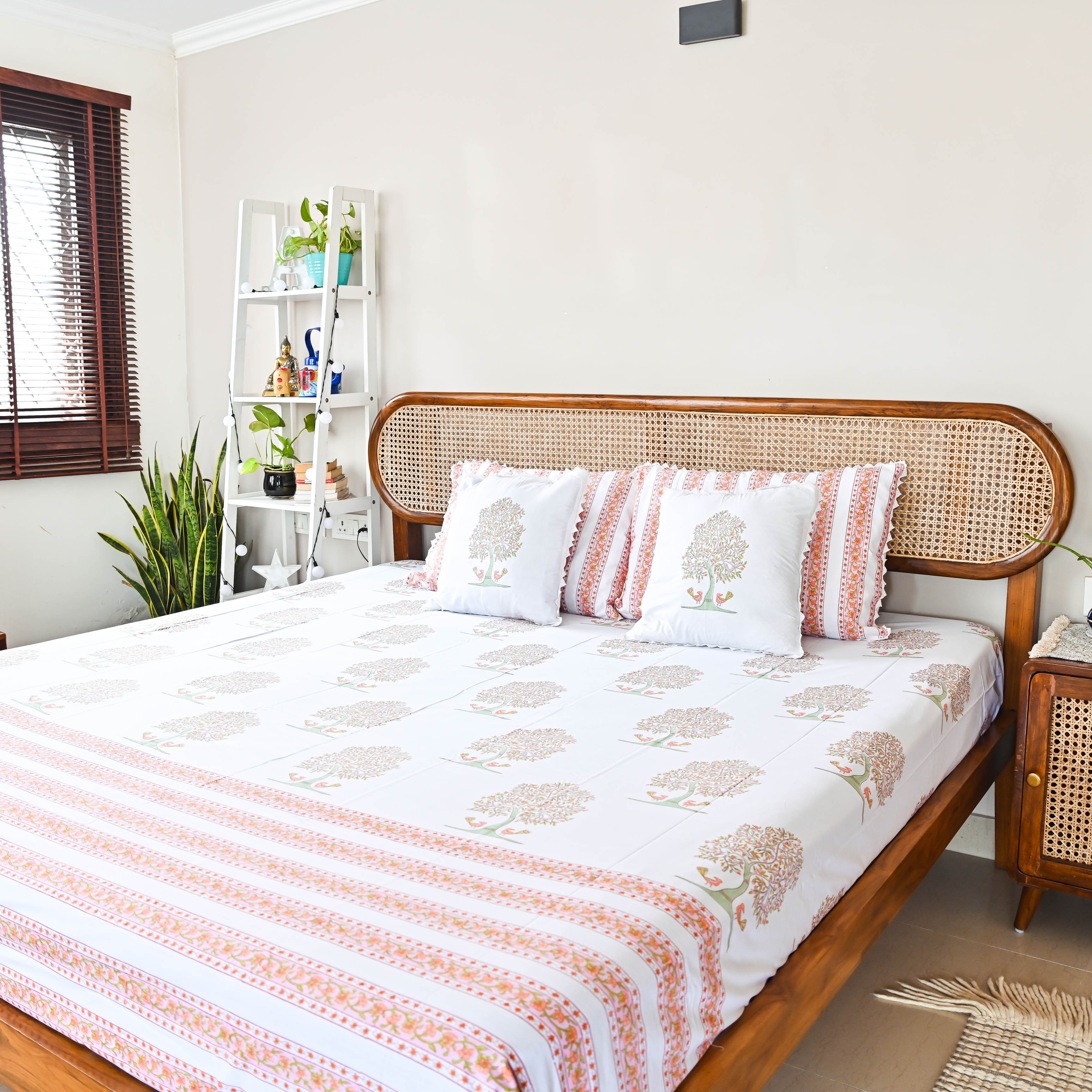 Handblock printed Bedsheet