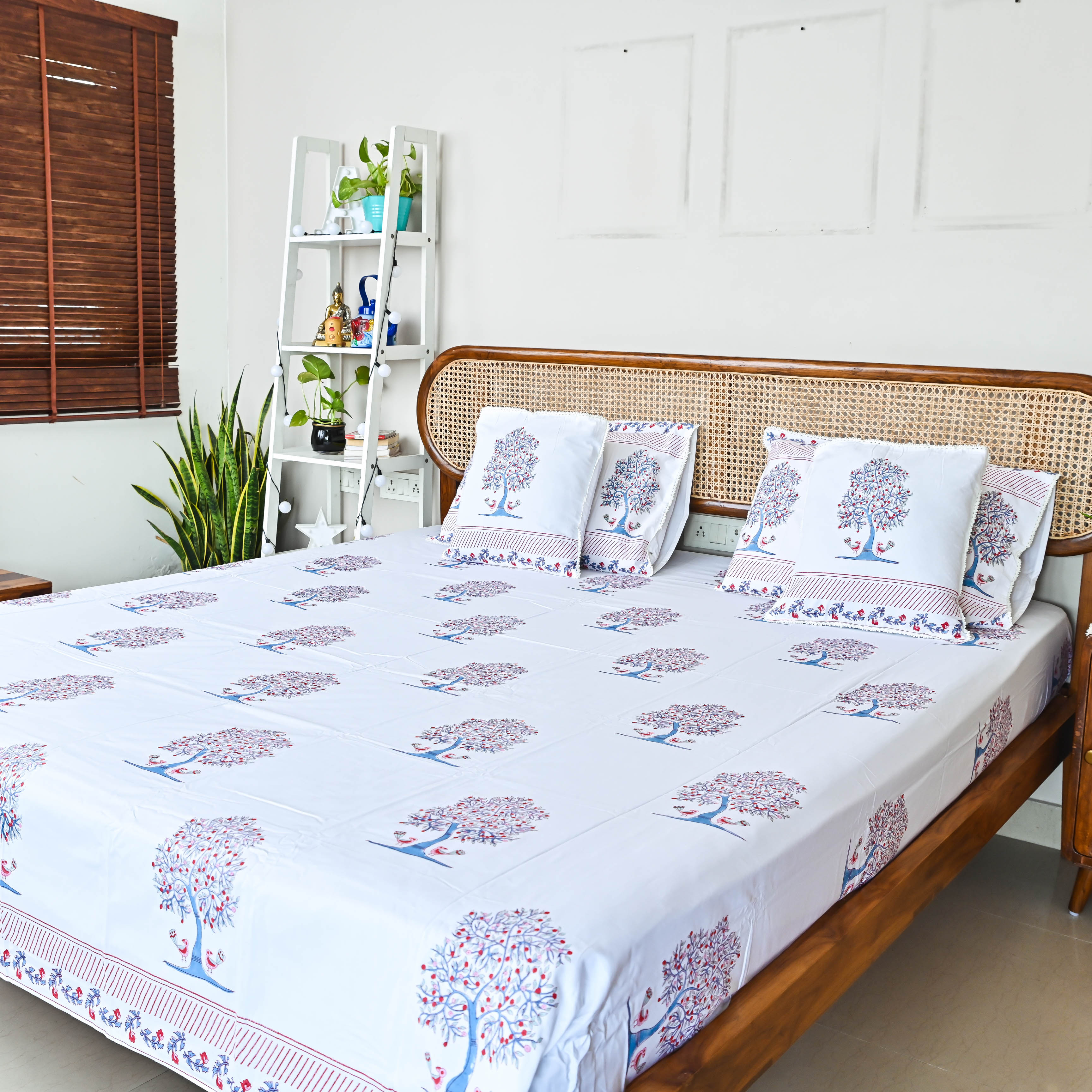 Cotton Handblock printed Bedsheet