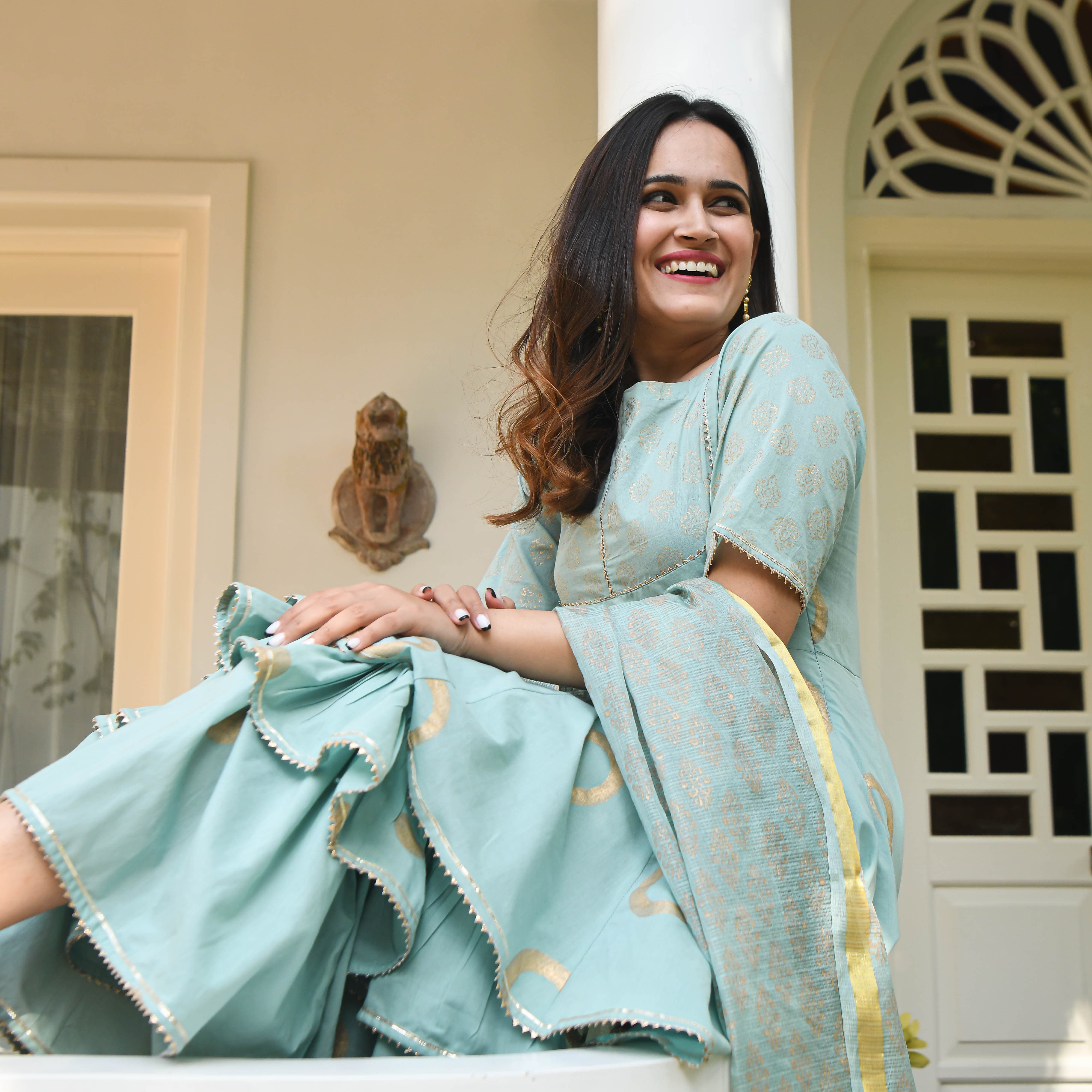 Gazala Designer Cotton Suit Set For Women Online