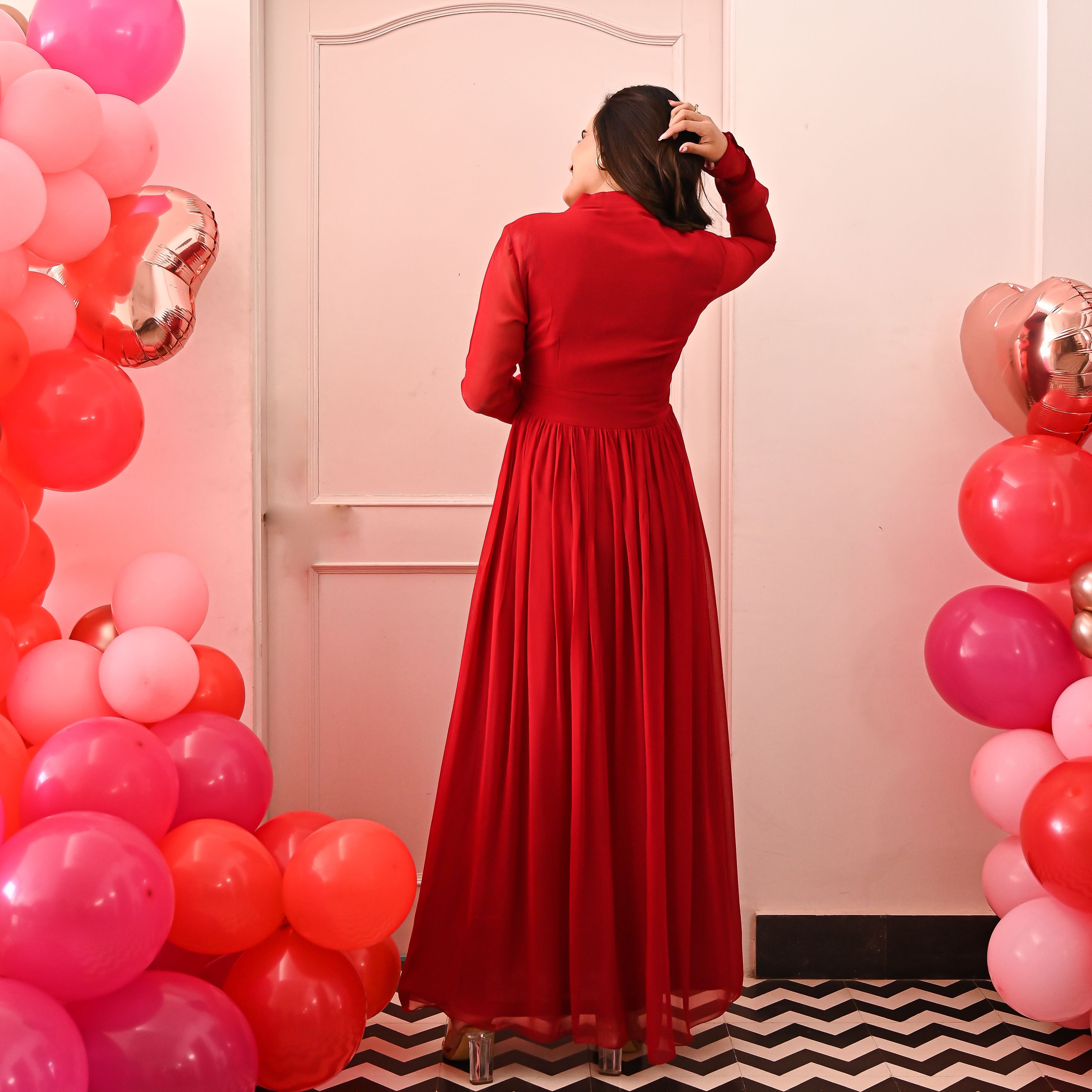 The Perfect Red Wedding Guest Dress - Fly Fierce Fab
