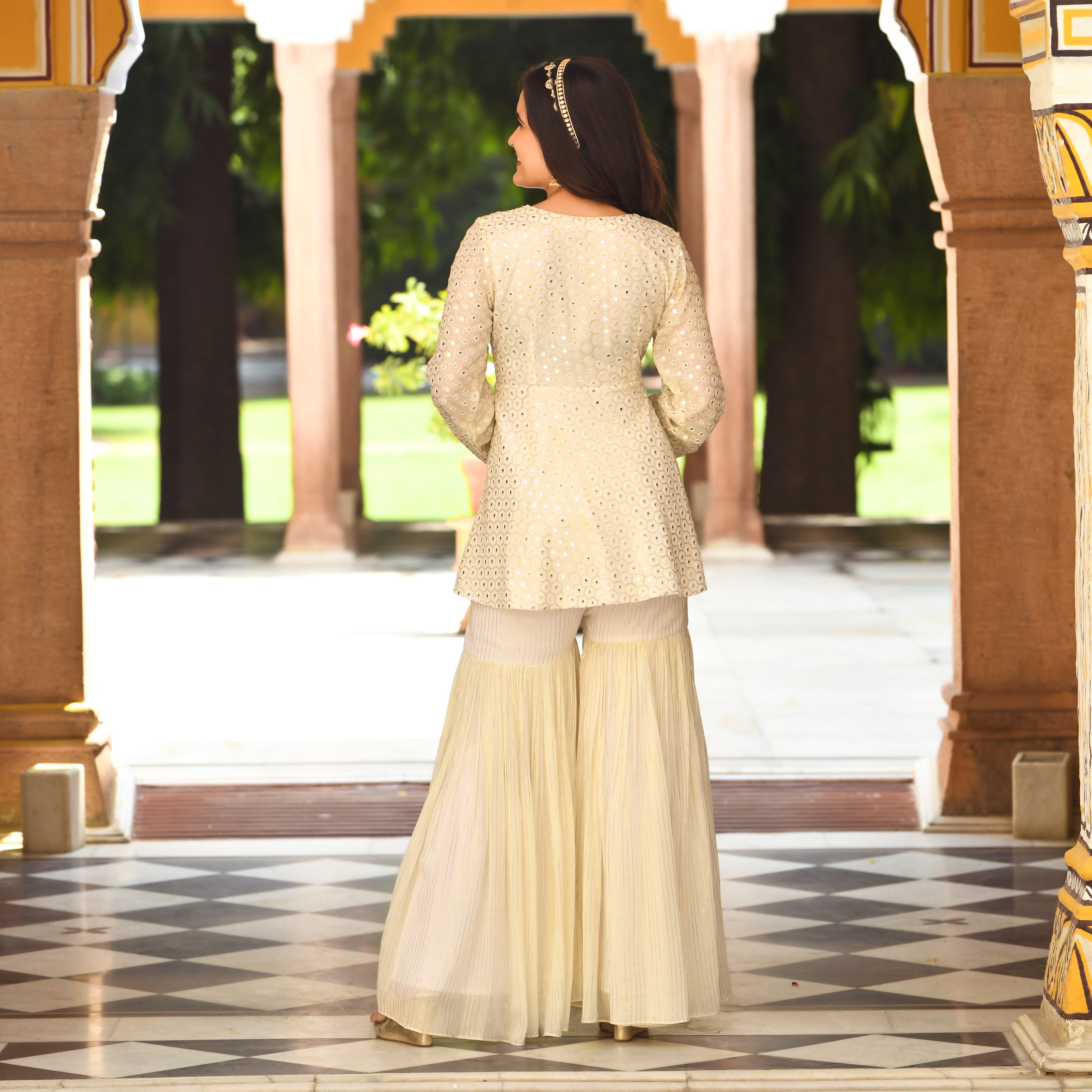 Chand Golden Designer Traditional Suit Set For Women Online