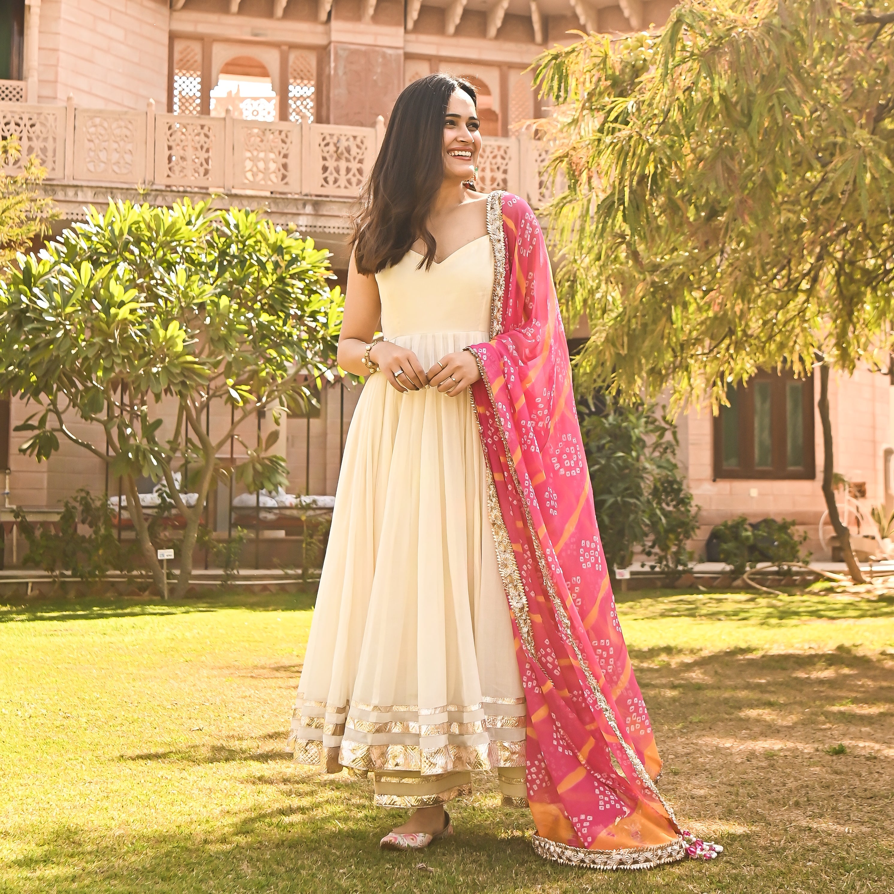  Rania White Designer Ethnic Wear Suit Set For Women Online
