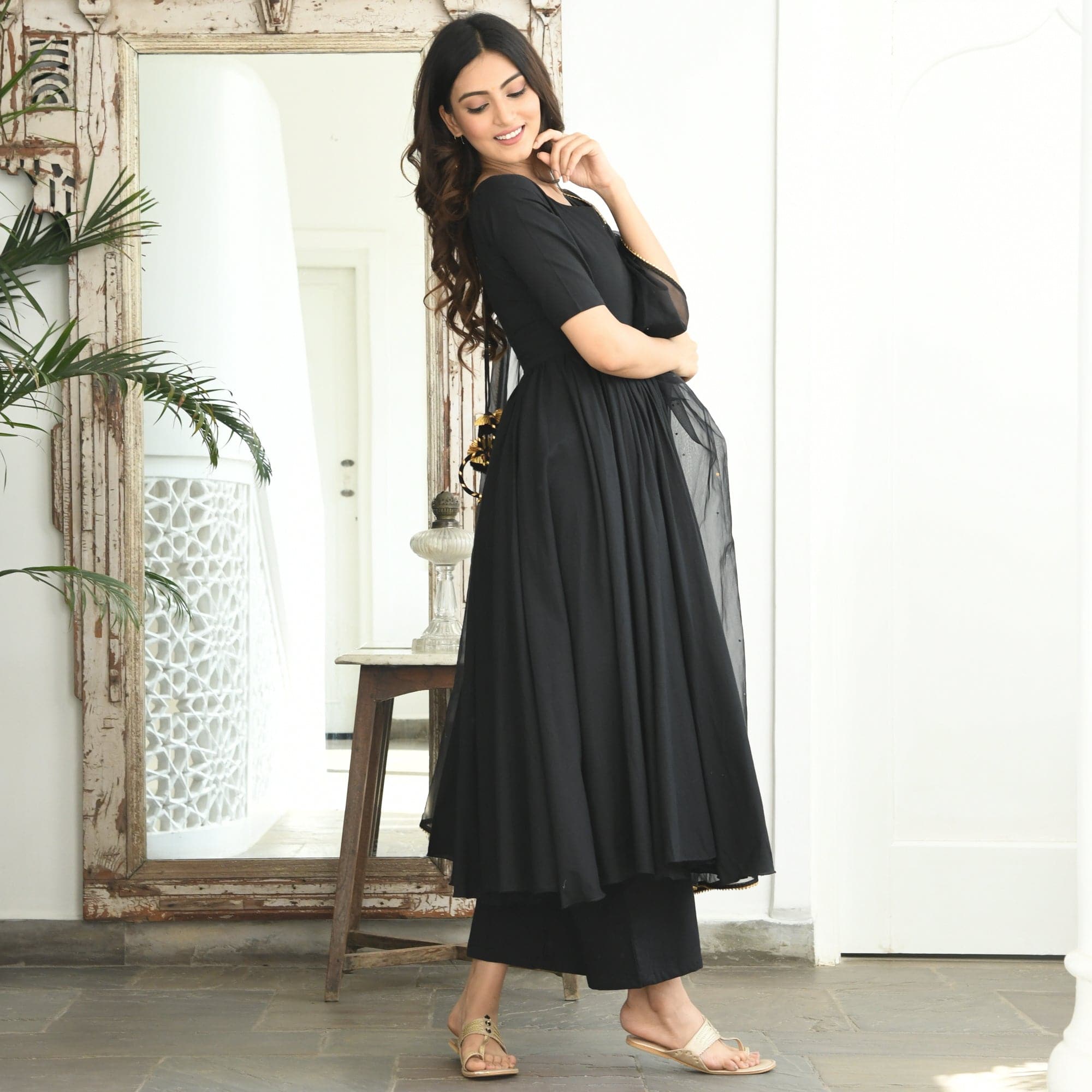 Wedding Wear Black Color Sequence Work Salwar Suit, भारतीय कपड़े - Shivam  E-Commerce, Surat | ID: 2850897652273