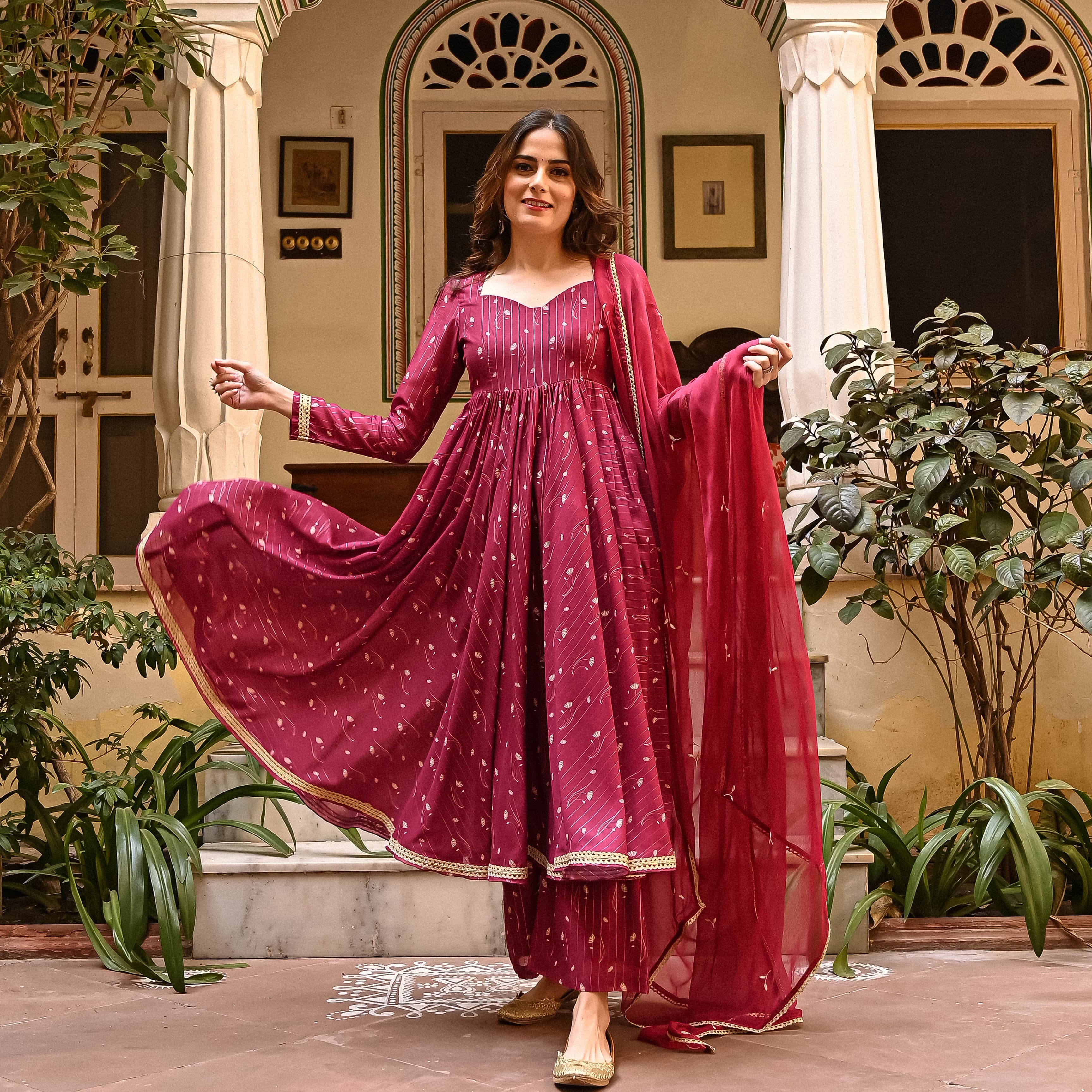 Arisha Lurex Suit Set