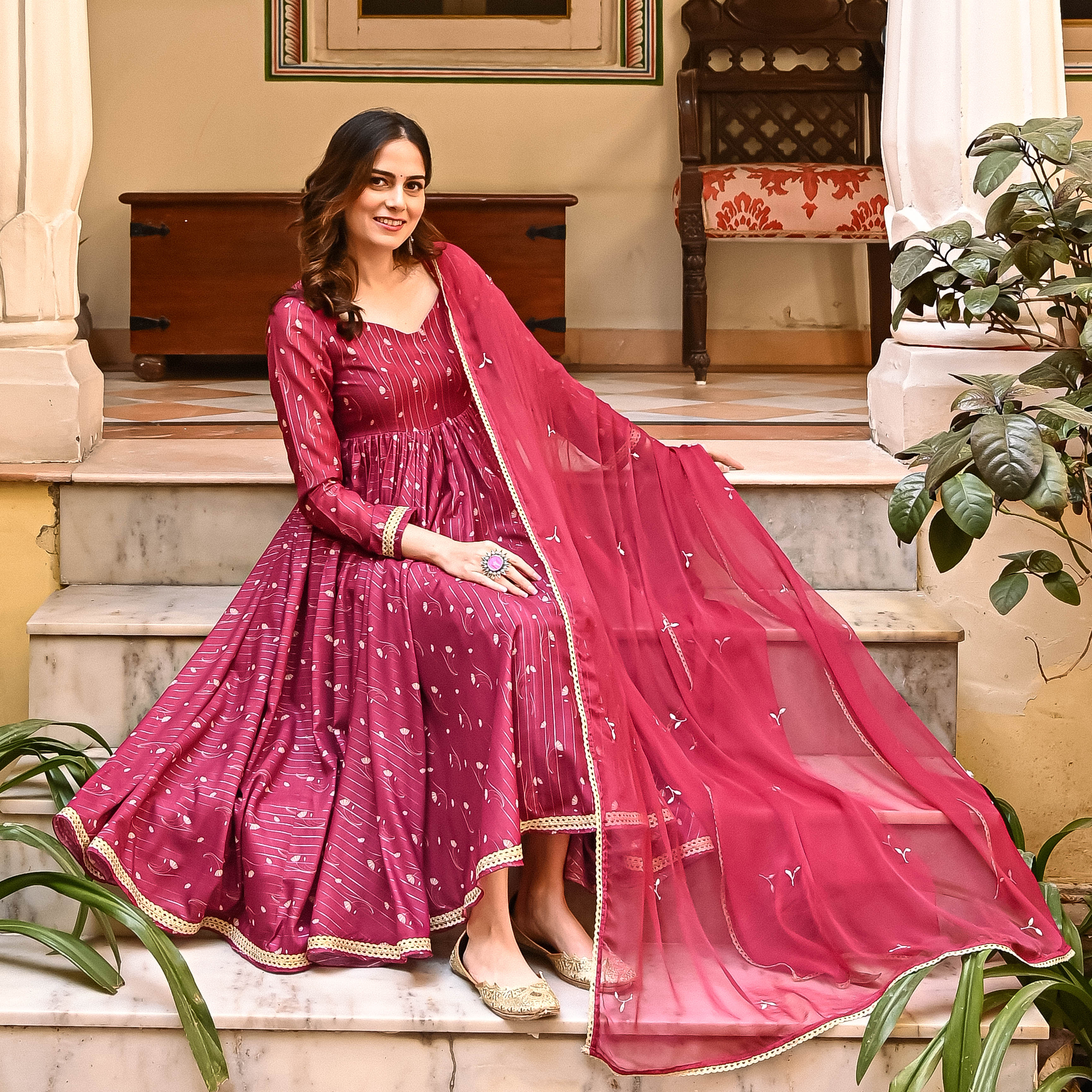 Arisha Lurex Suit Set