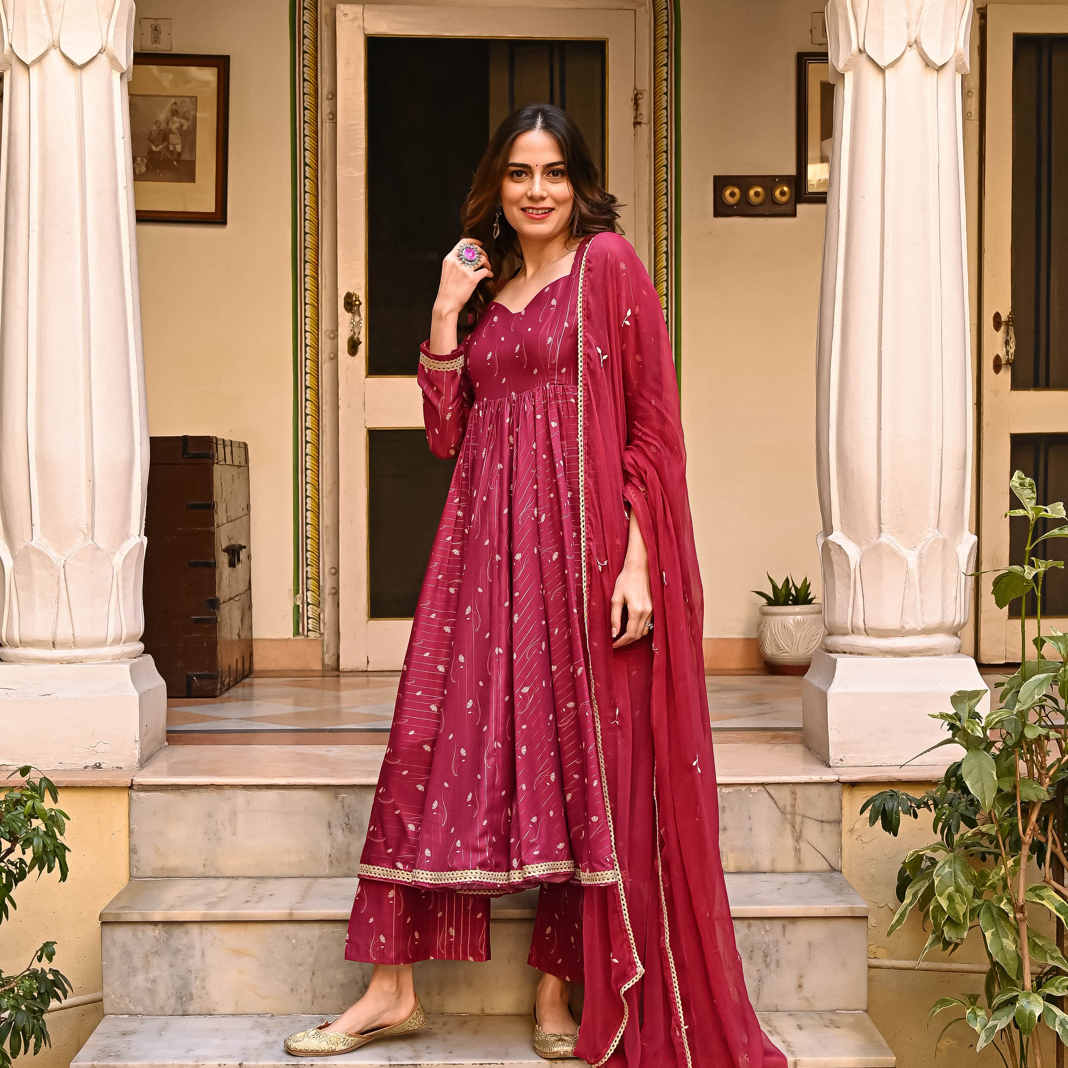 Arisha Lurex Suit Set