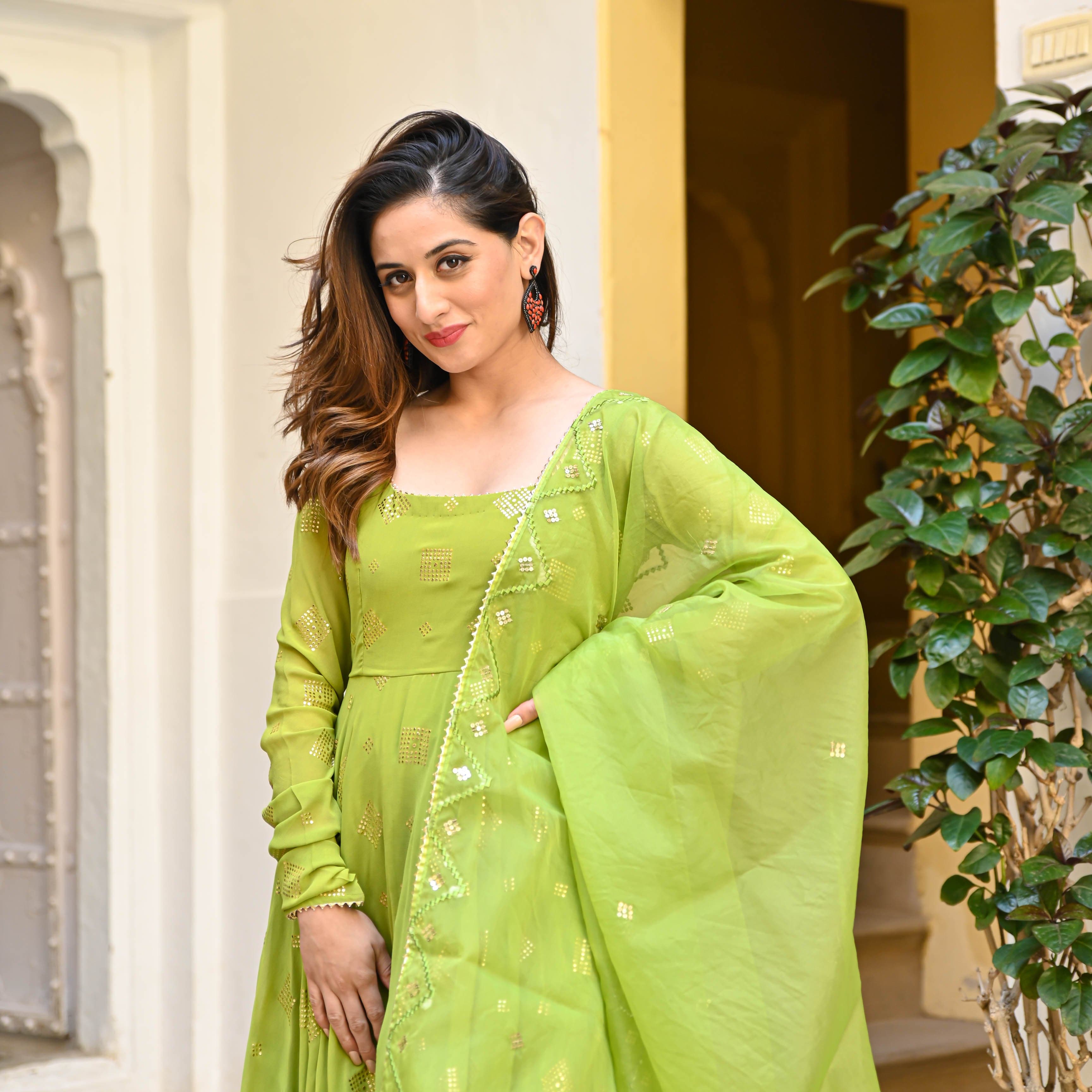 Sehaj Mukaish Suit Set