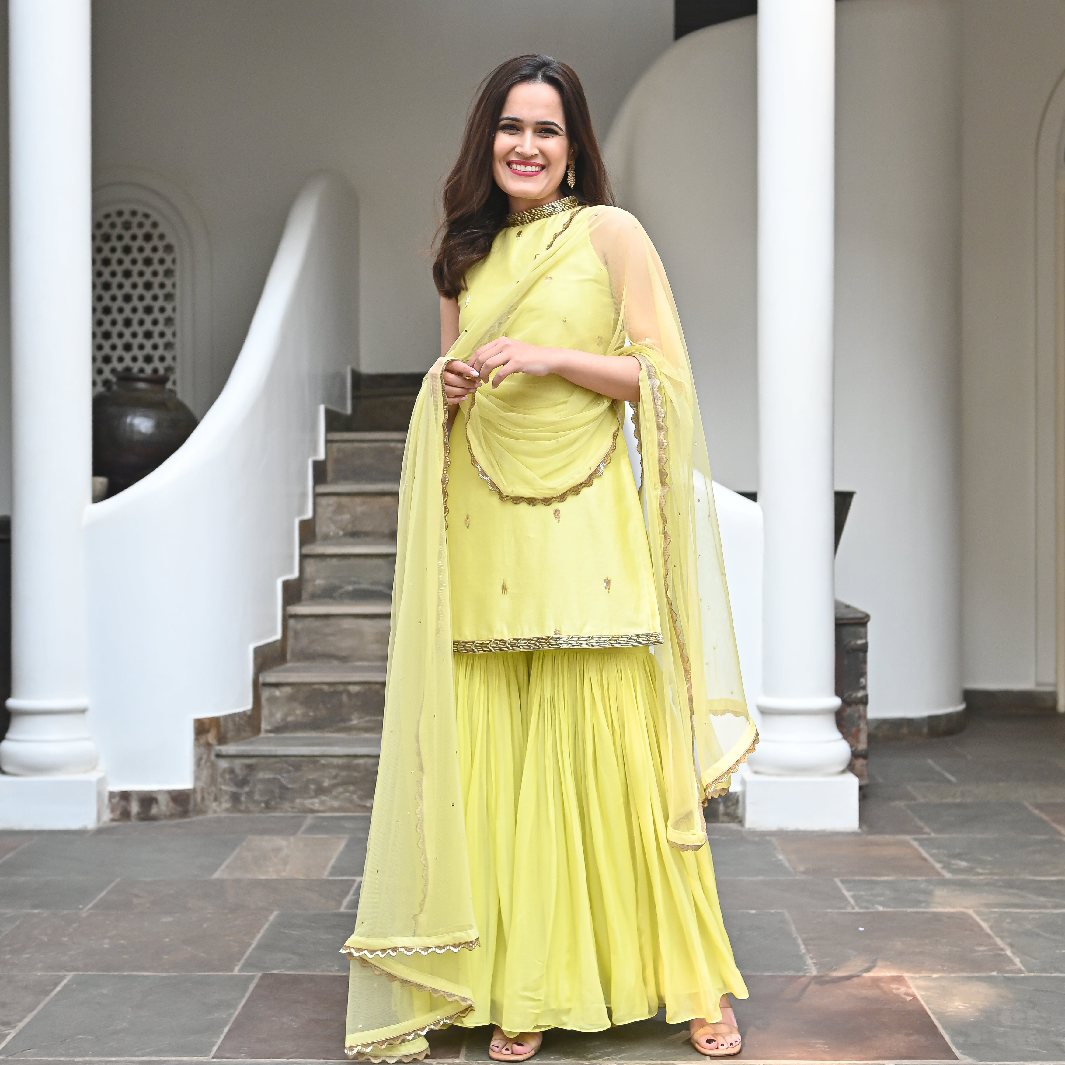 Sakina Yellow Designer Salwar Suit Set For Women Online
