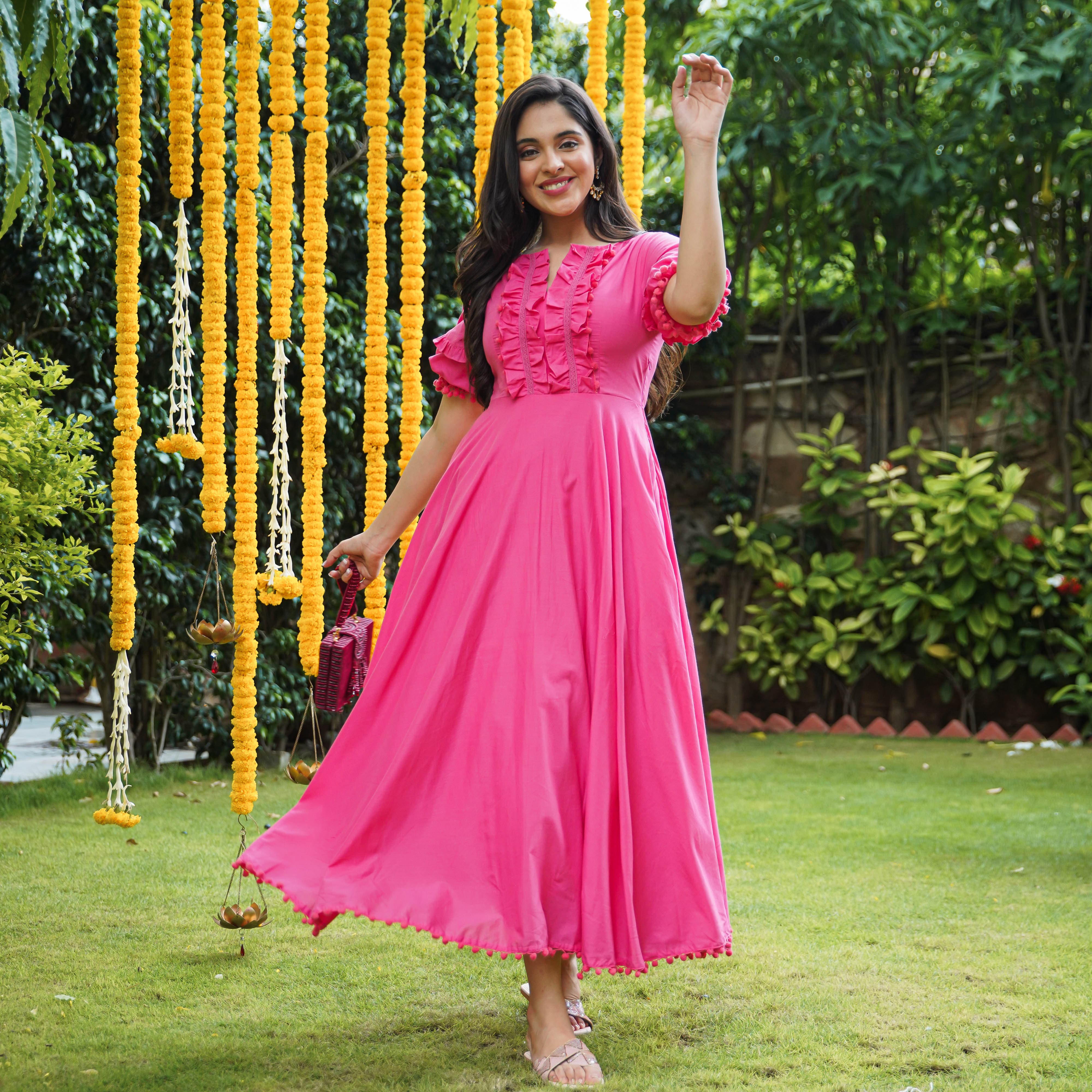 Pink Cotton Dress