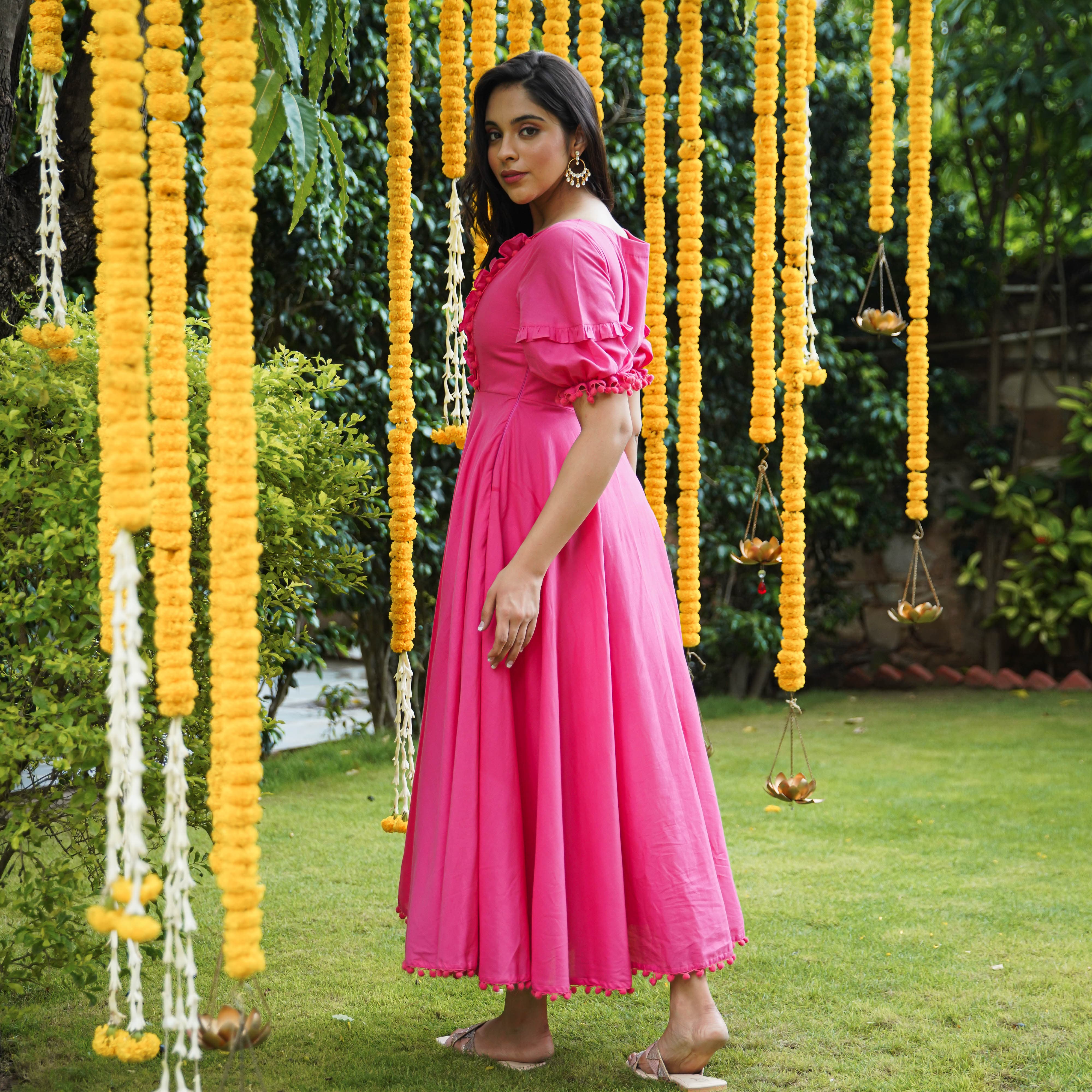 Pink Cotton Dress
