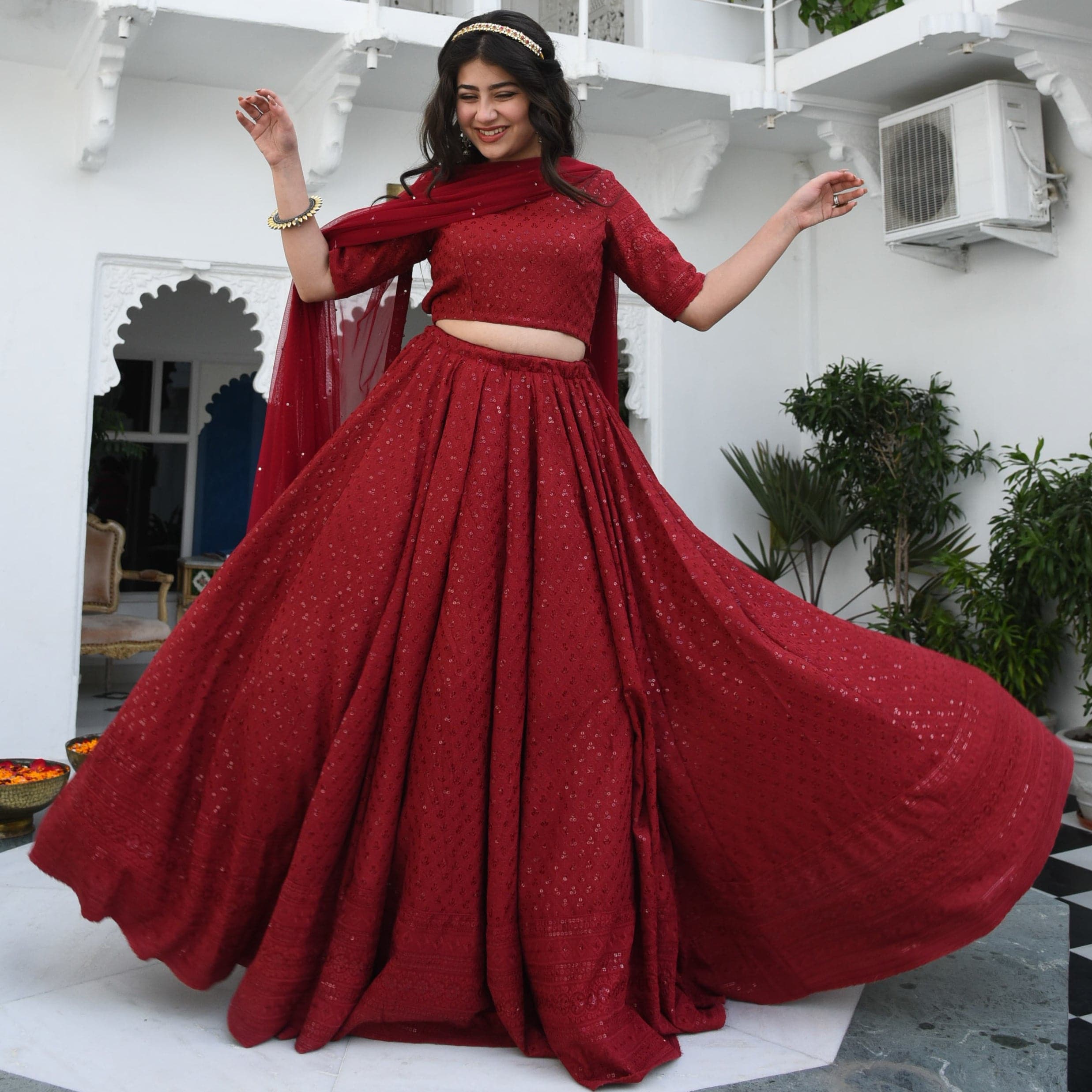 Wedding Wear Semi-Stitched Designer Exclusive Women Lehenga Choli at Rs  3500 in Surat