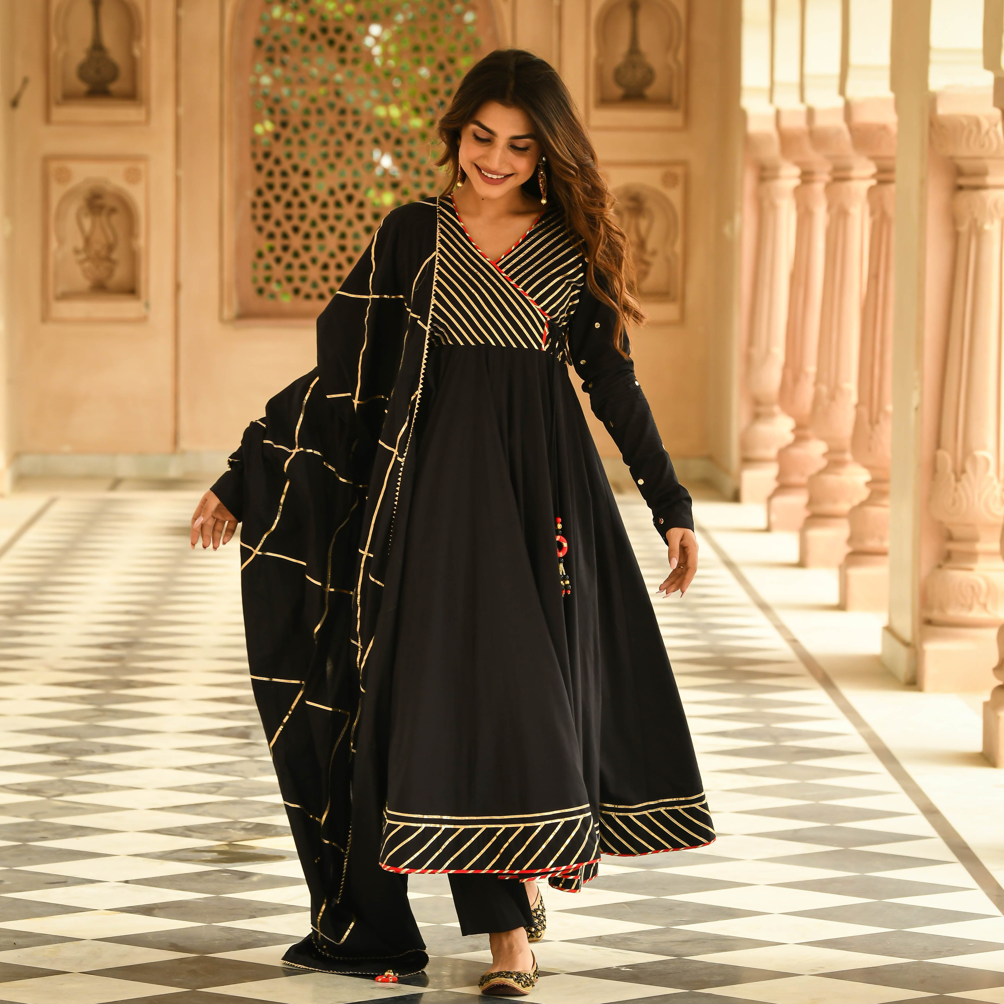 Black Color Designer Anarkali Set With Sequence Work Koti for Party Wear in  USA, UK, Malaysia, South Africa, Dubai, Singapore