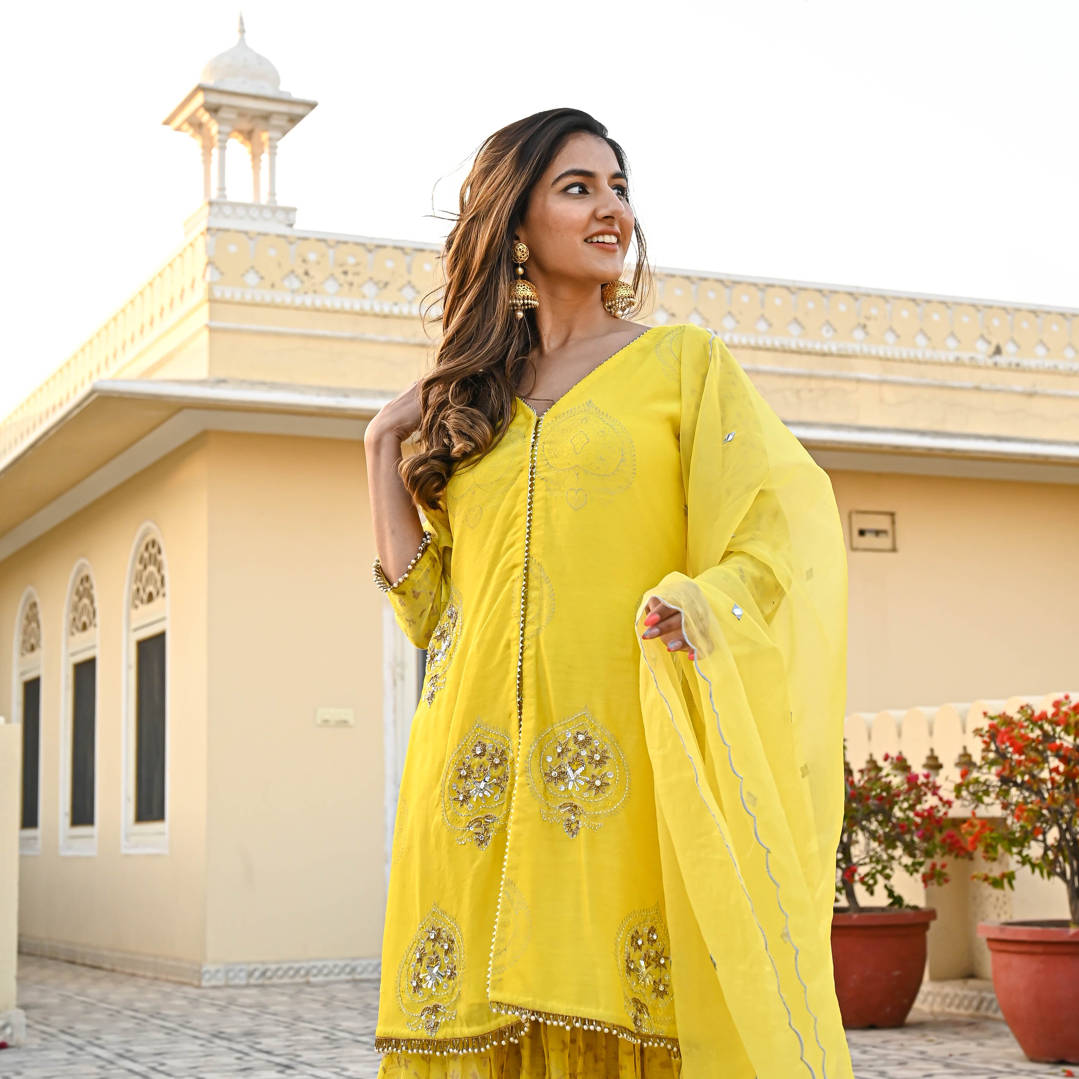 Sharara Suit Set Online | Punjaban Designer Boutique