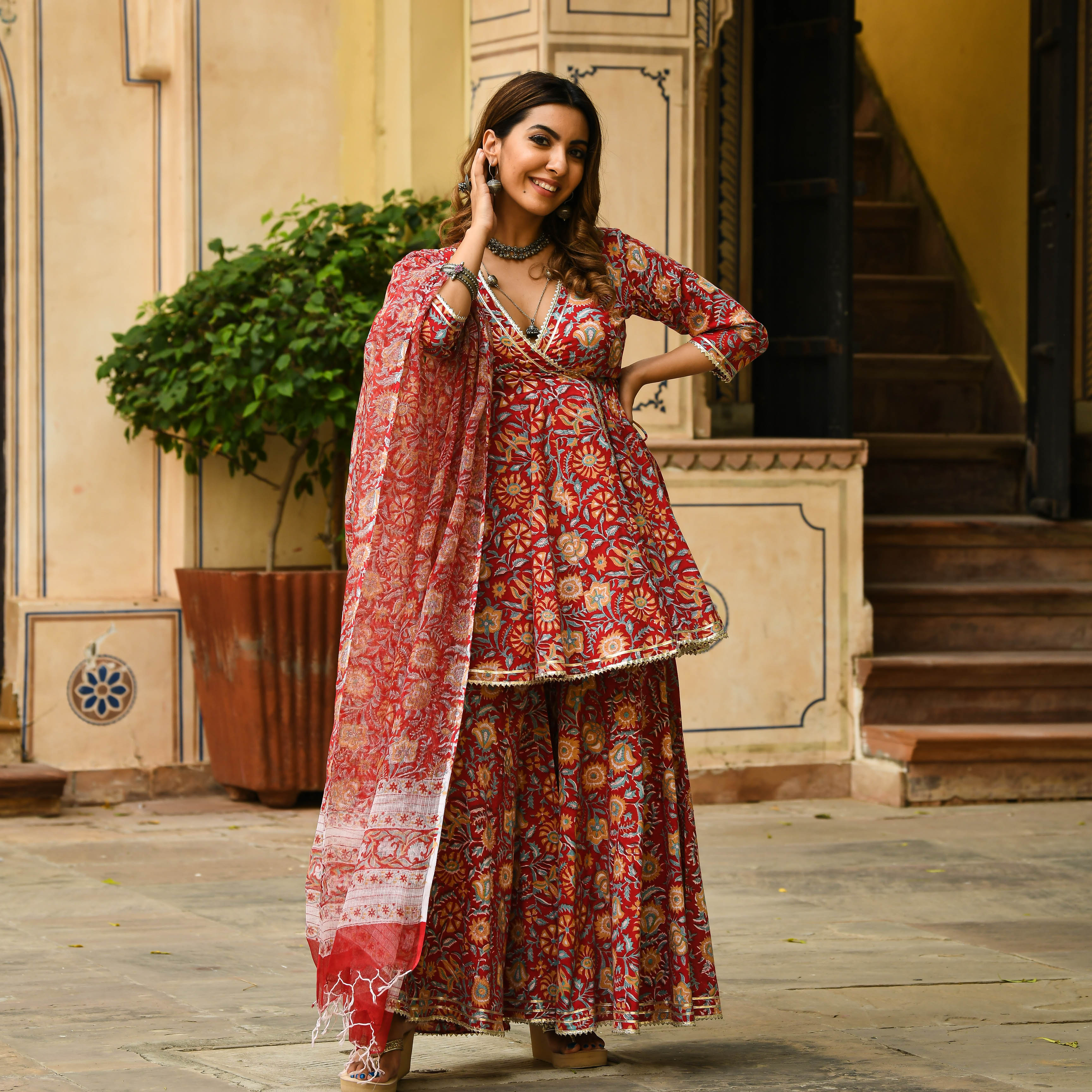 Block Print Salwar Kameez and Suits Desigs Online Shopping