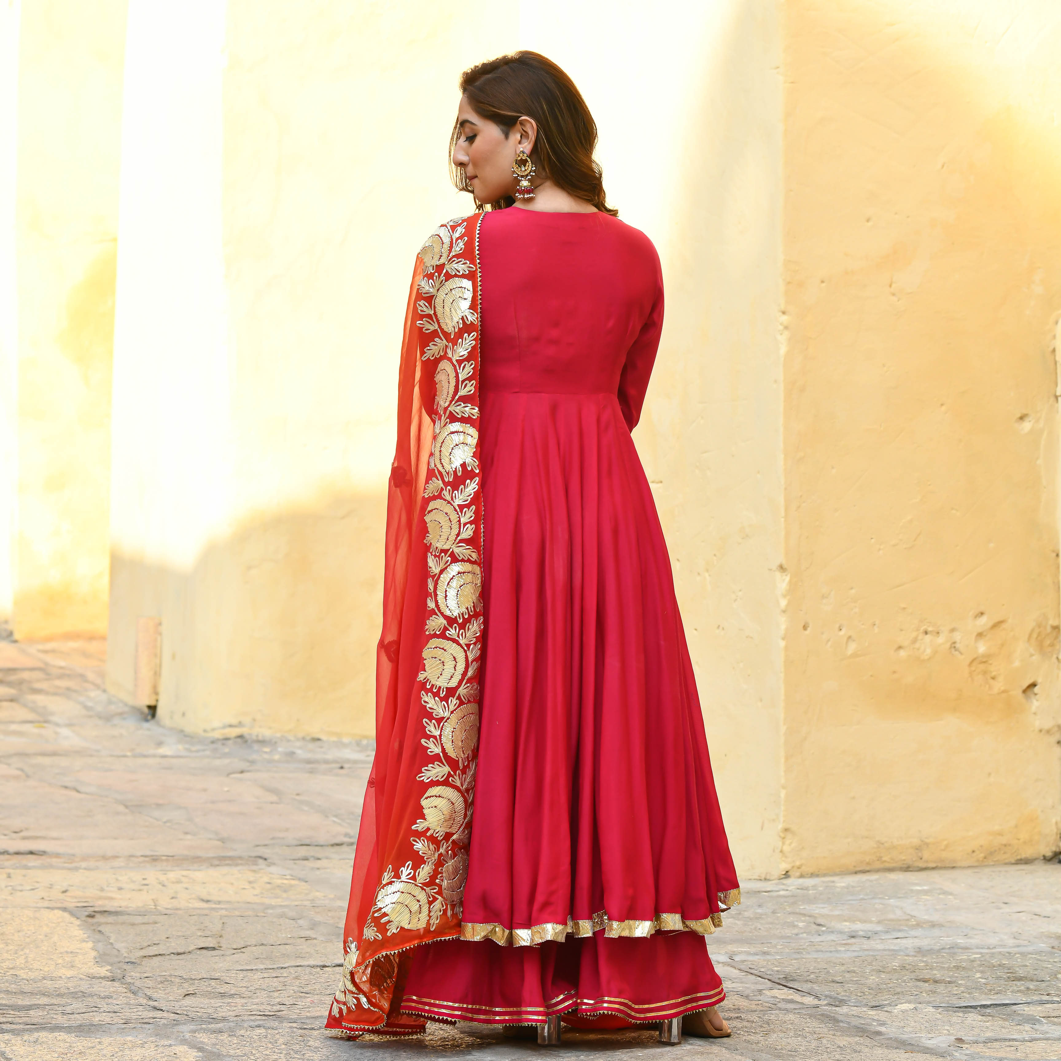 Buy Party Wear Jacquard Closed Neck Salwar Kameez Online for Women in USA